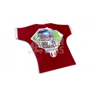 Вимпел-футболка, декоративний RENAULT Яскраво-червоний