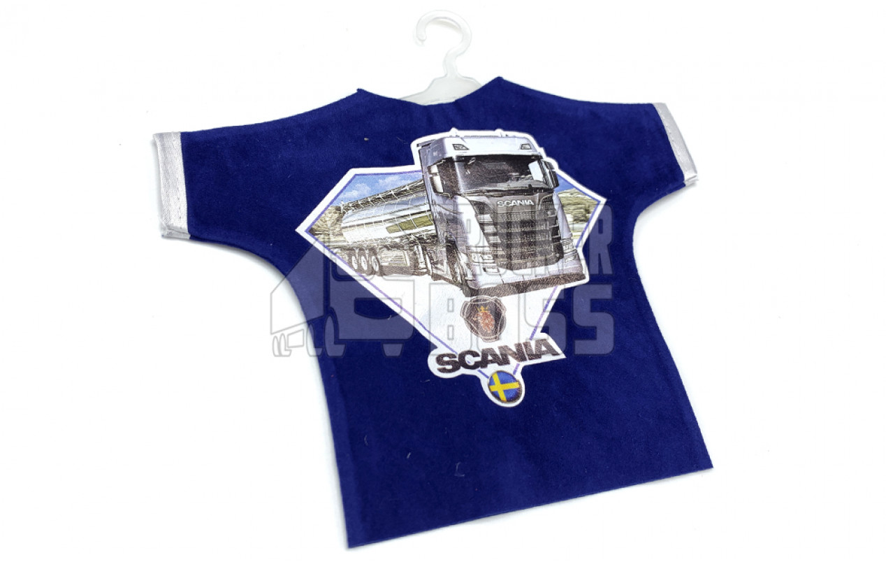 Вимпел-футболка декоративний SCANIA Синій