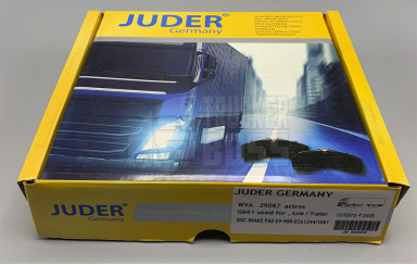 Колодки гальмівні серії 29087 JUDER GERMANY