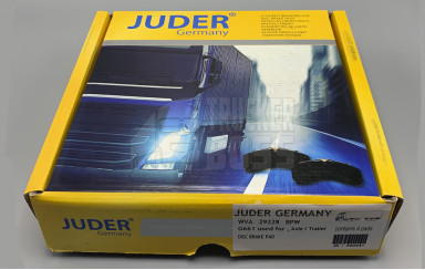 Тормозные колодки серии 29228 BPW JUDER GERMANY