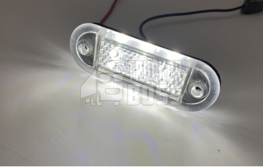 Габаритный фонарь Белый 12-24v 6LED ZERTECH