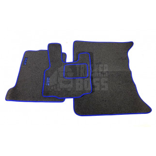 Велюрові килимки Daf XF 105 Сині Автомат