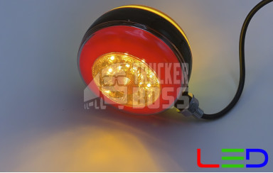 Габаритный фонарь на зеркала 2 цвета 12-24v LED