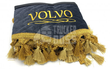 Шторки флок "VOLVO" Темно-сині