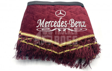 Шторки флок "Mercedes" світловідбиваючі Червоні