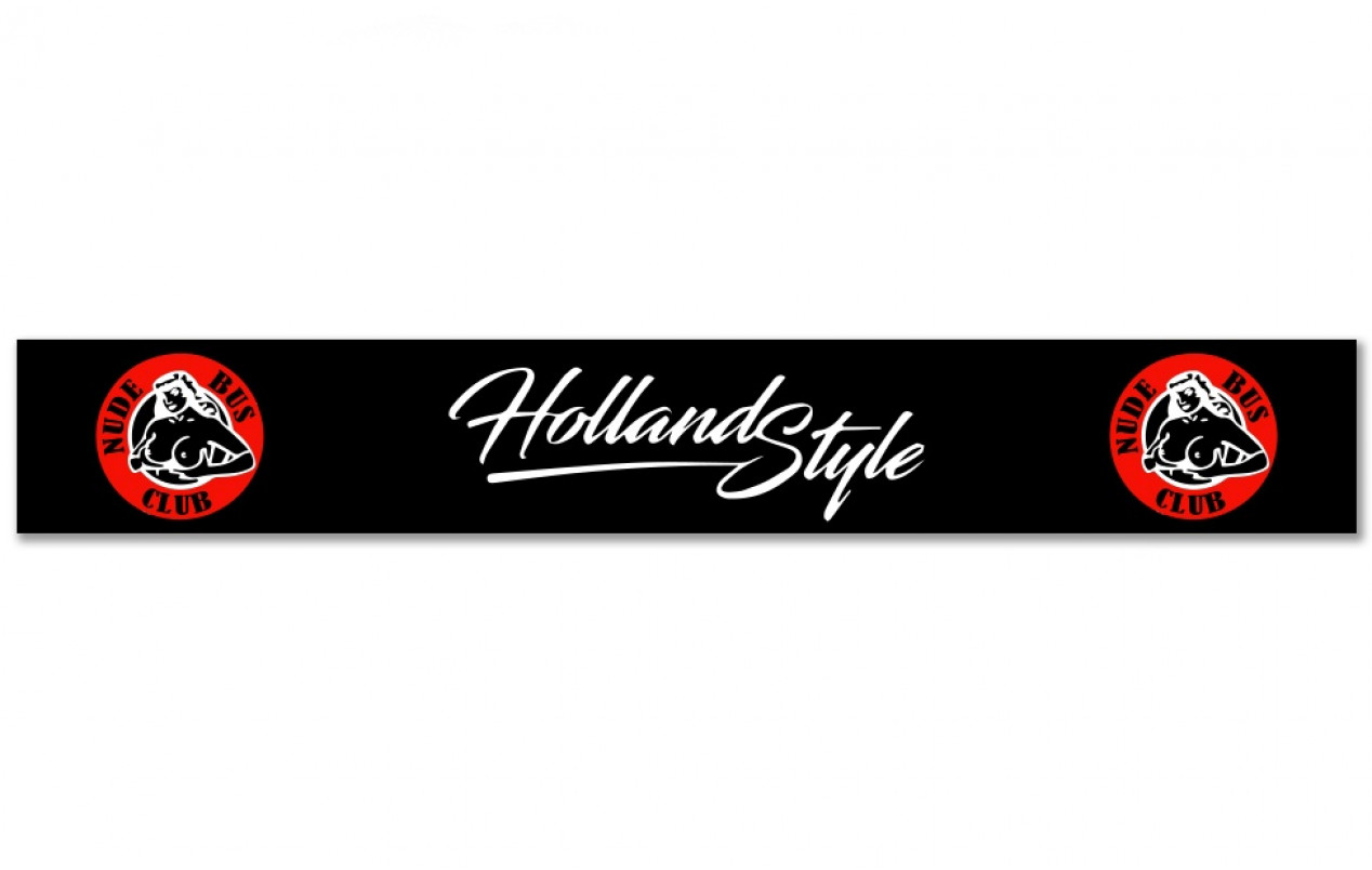 Бризковик на бампер "HOLLAND STYLE" чорний 2400х350мм