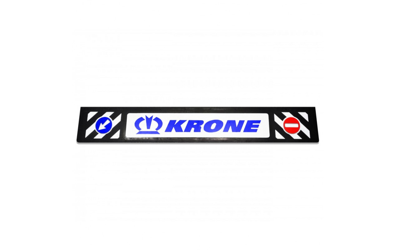 Бризковик на бампер KRONE тиснений, синій 2400*350мм