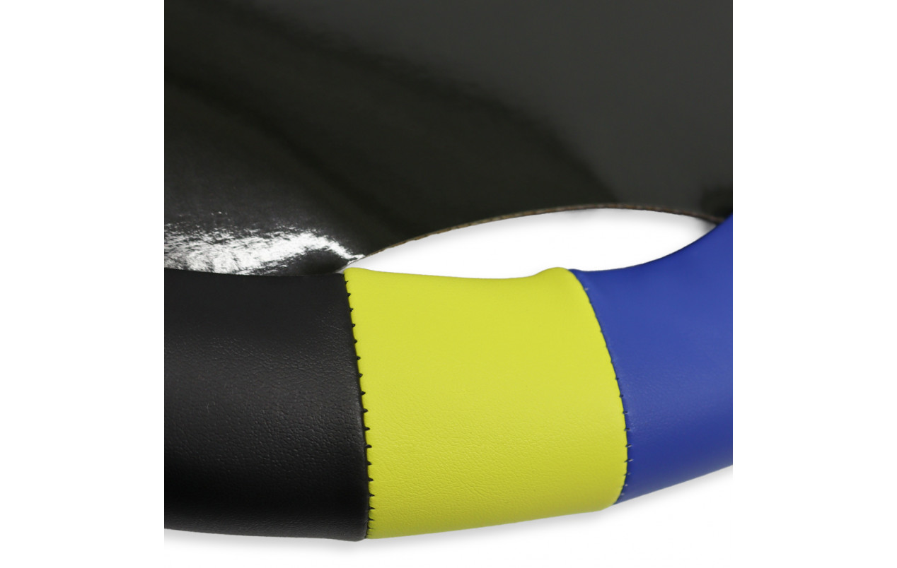 Чехол для руля Украинский флаг эко-кожа 440-460мм