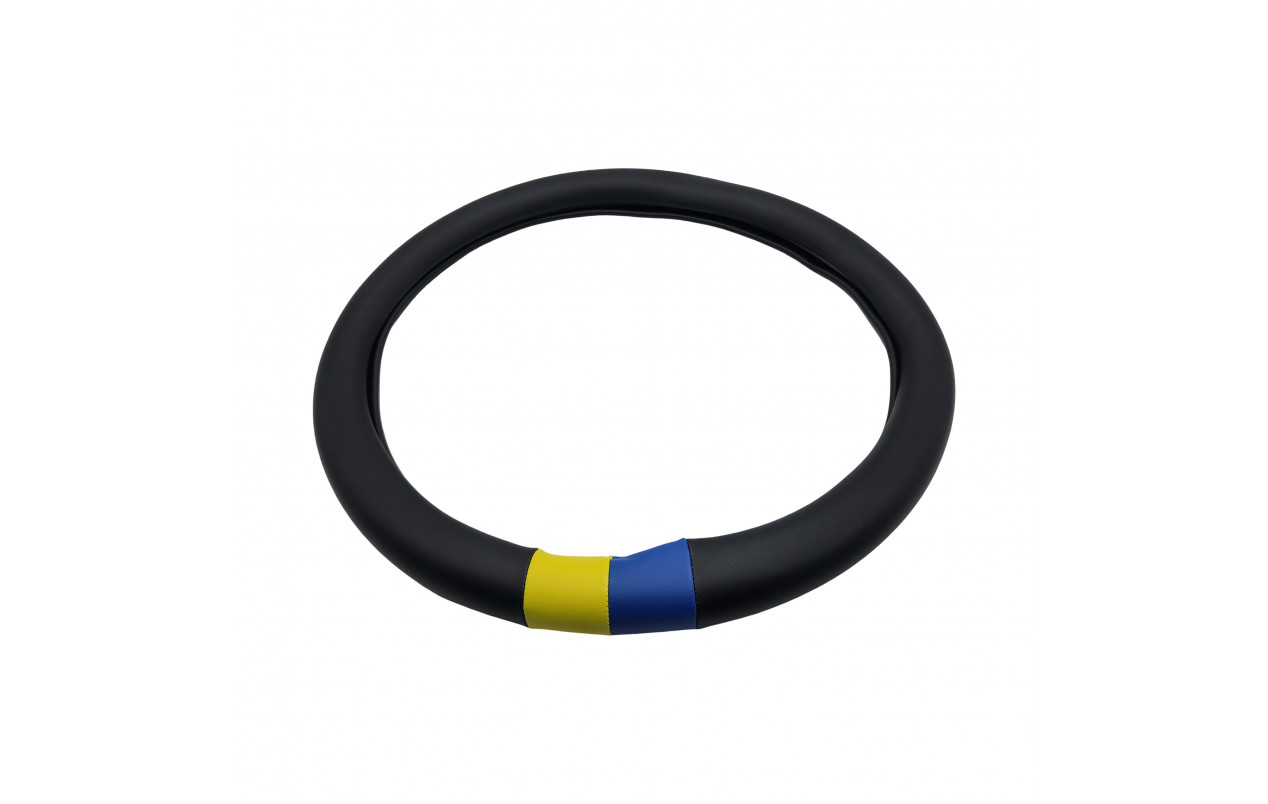 Чехол для руля Украинский флаг эко-кожа 440-460мм