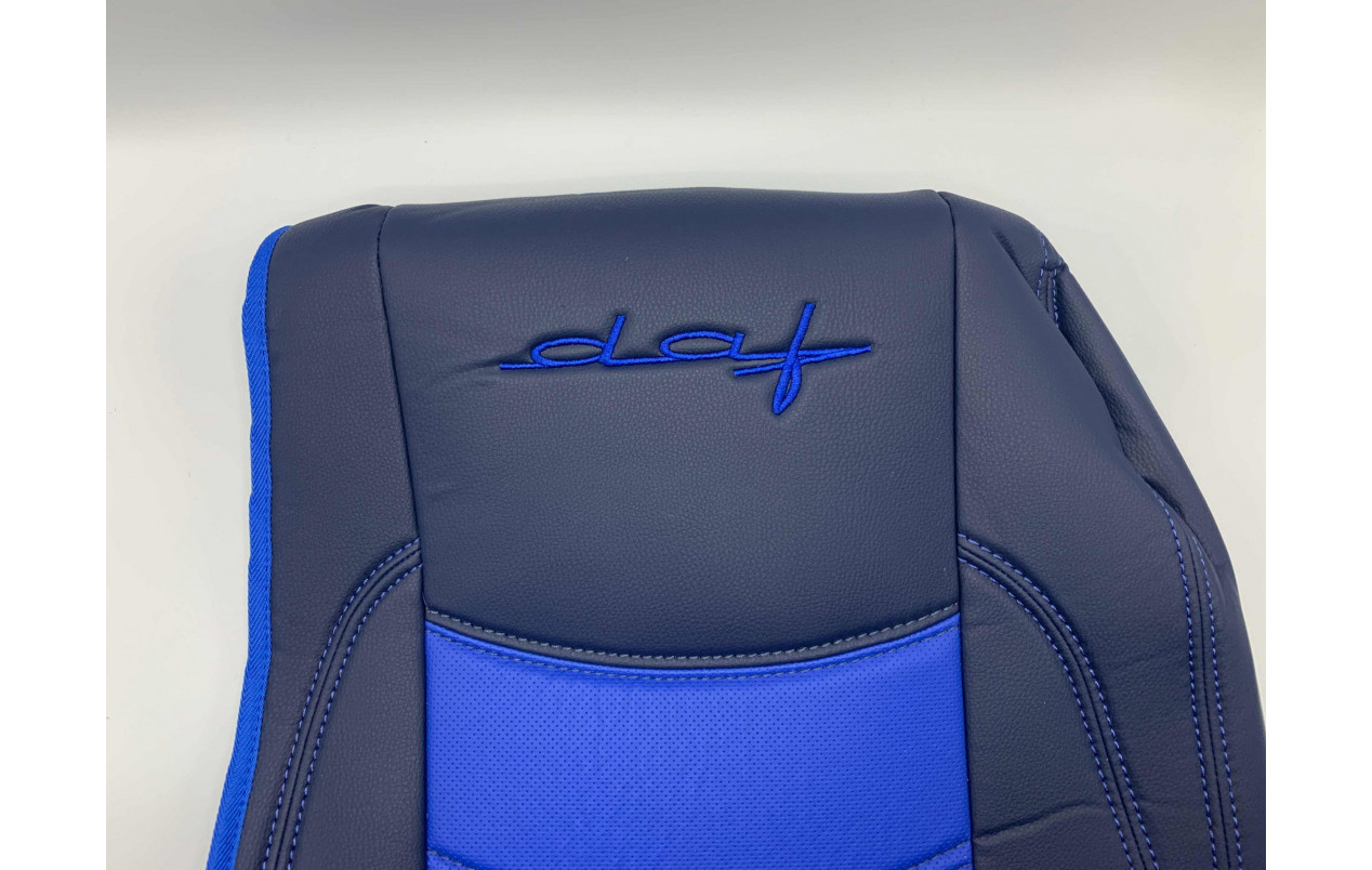 Чехлы на сиденье DAF XF105-106-CF Широкие Синие