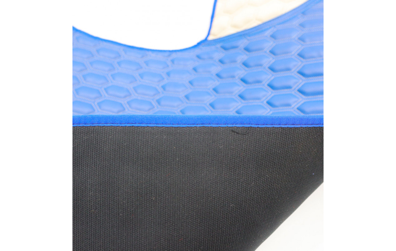 Коврик эко-кожа 3D DAF XF105 2005-2013 автомат, синий