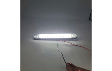 Фонарь габаритный Белый 24v 12LED NOKTA
