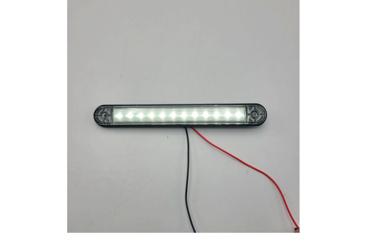 Фонарь габаритный Белый 24v 12LED NOKTA