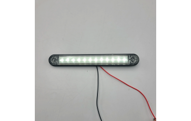 Фонарь габаритный Белый 24v 12LED NOKTA