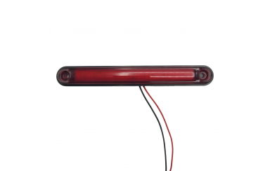 Фонарь габаритный Красный 24v 12LED NOKTA