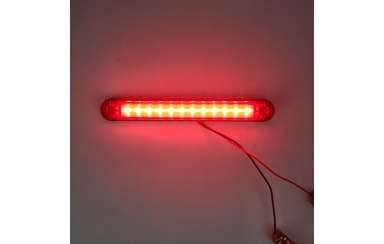 Фонарь габаритный Красный 24v 12LED NOKTA