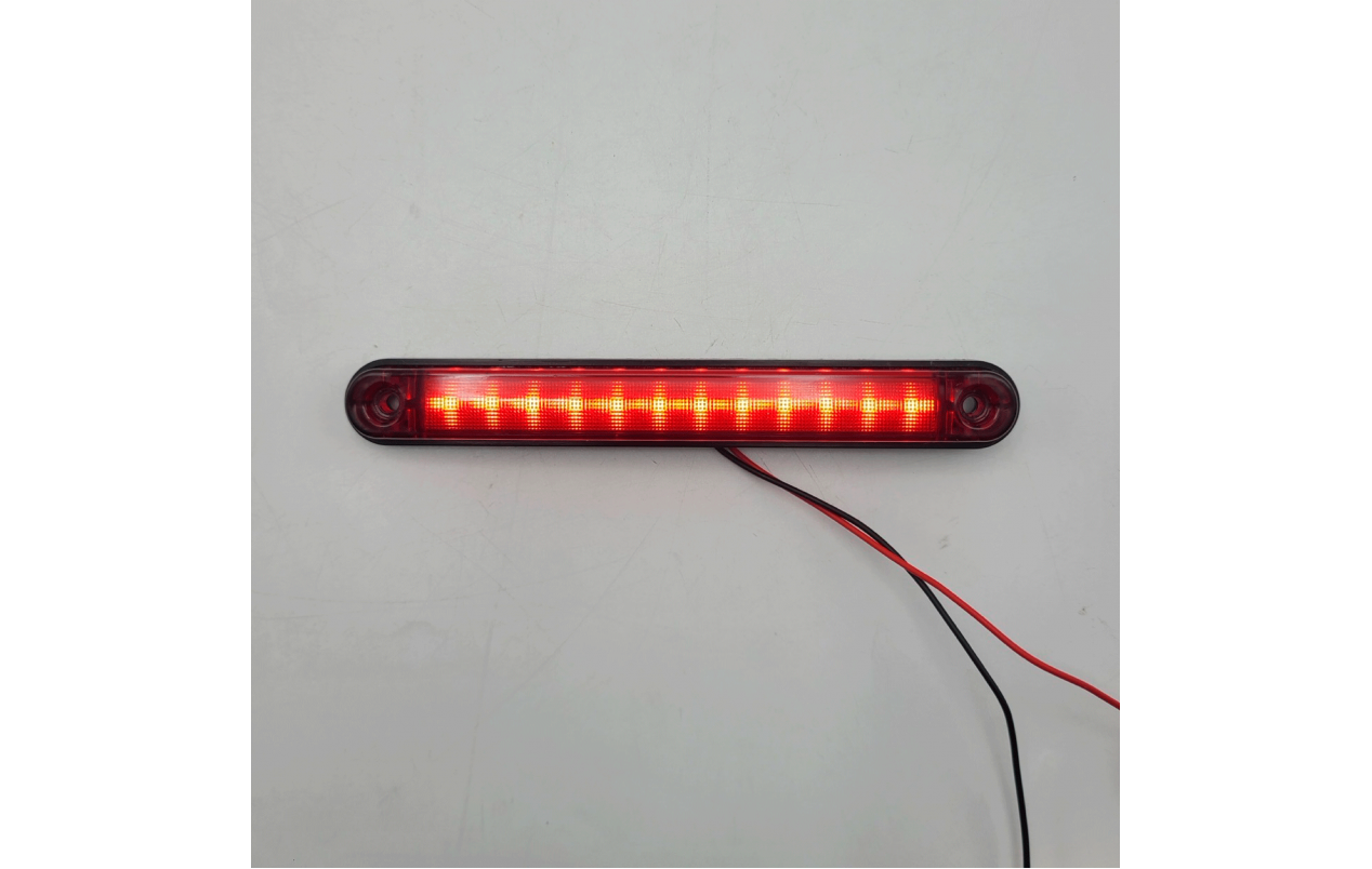 Фонарь габаритный Красный 24v 12LED NOKTA