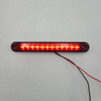 Фонарь габаритный Красный 24v 12LED NOKTA