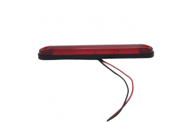 Фонарь габаритный Красный 24v 12LED NOKTA