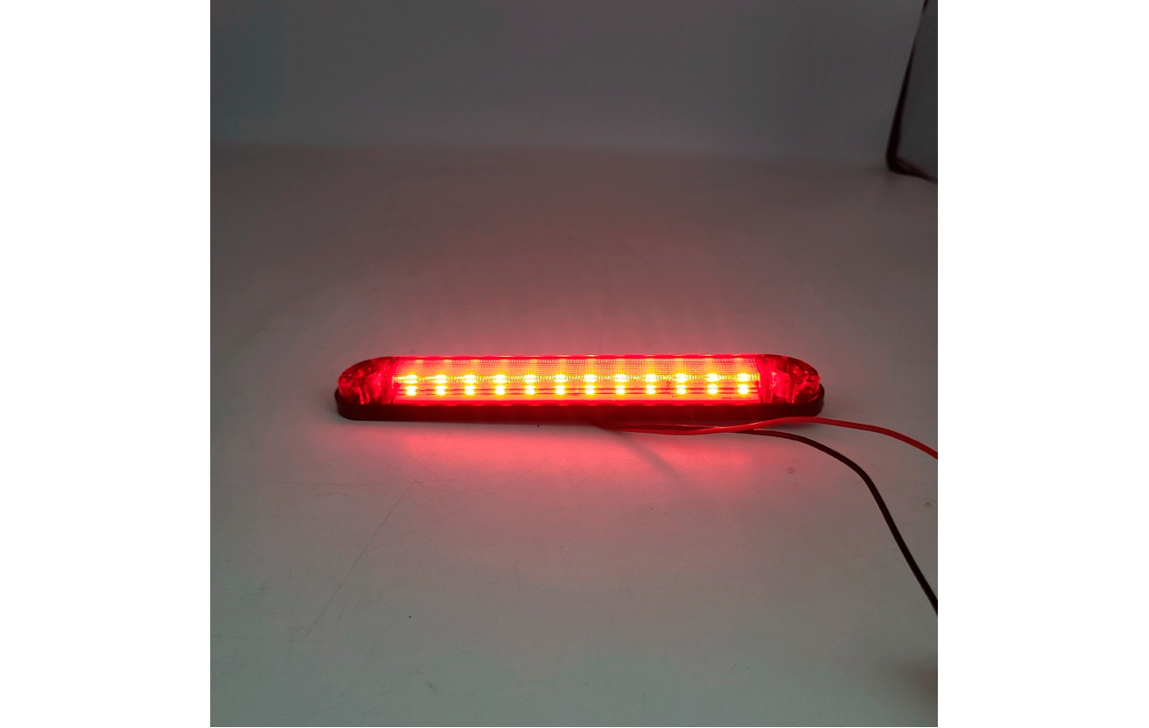 Фонарь габаритный Красный 24v 12LED NOKTA