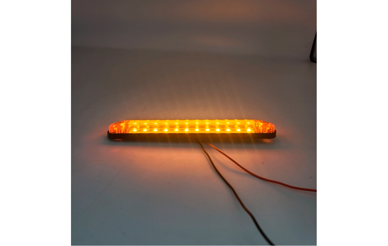 Фонарь габаритный Желтый 24v 12LED NOKTA