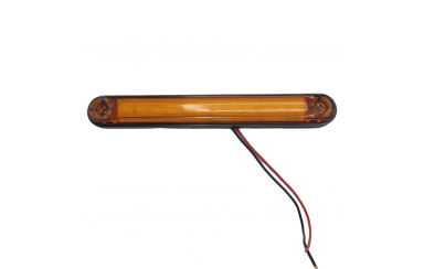 Фонарь габаритный Желтый 24v 12LED NOKTA