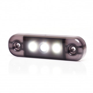Габаритний ліхтар 3LED 12-24V Білий "BLACK" WAS
