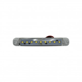 Габаритный Белый фонарь 12-24v 9LED TH