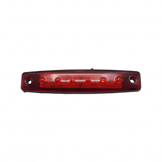 Габаритный фонарь Красный 12-24v 6LED TH