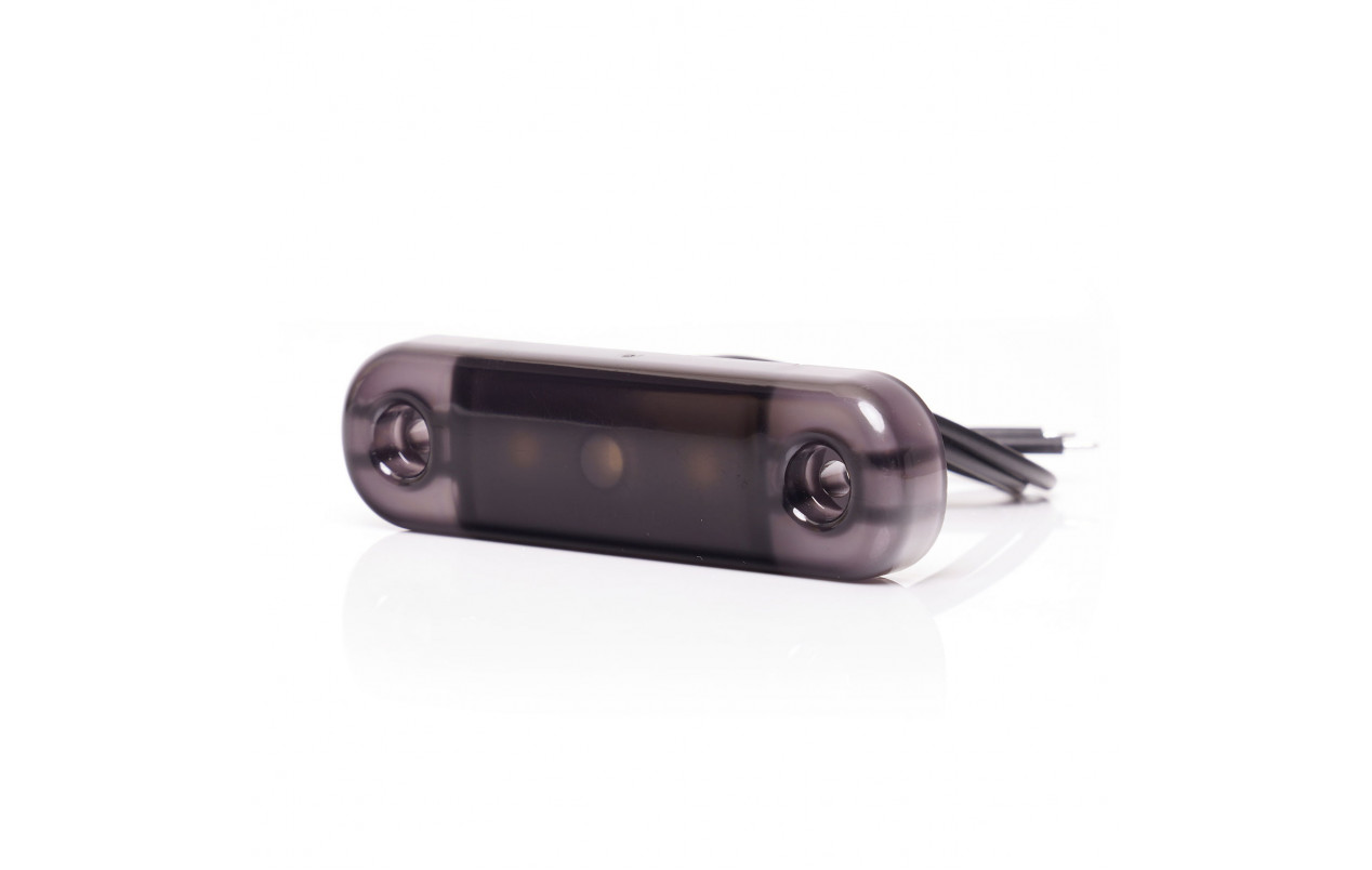 Габаритный фонарь 3LED 12-24V Желтый «BLACK» WAS