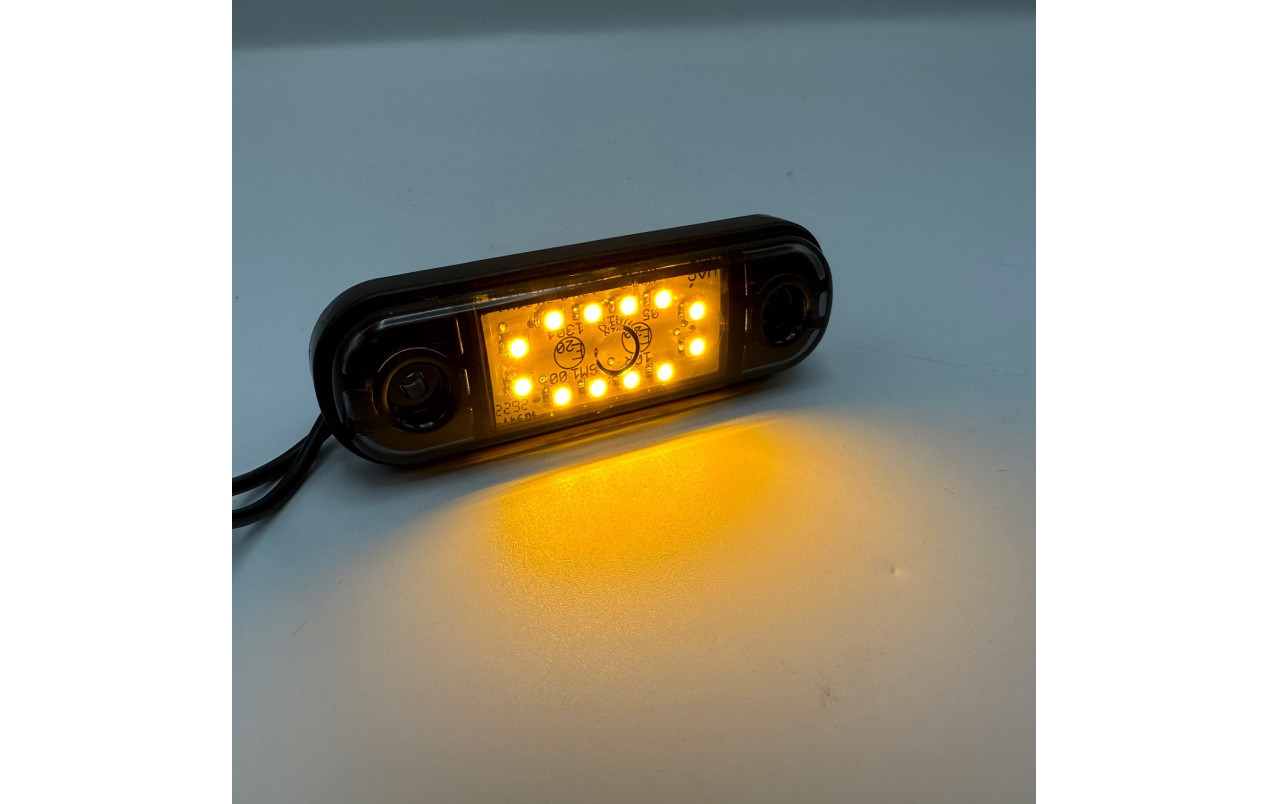 Габаритный фонарь SMOKE 12-24v LED Желтый