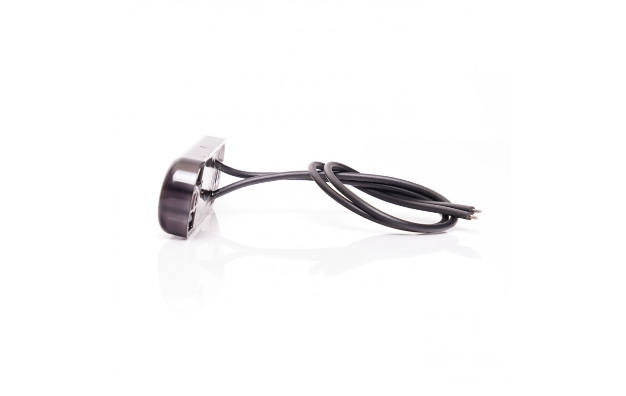 Габаритный фонарь 3LED 12-24V Желтый «BLACK» WAS