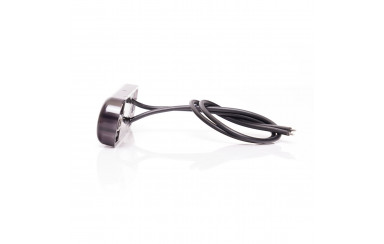 Габаритный фонарь 3LED 12-24V Желтый «BLACK» WAS