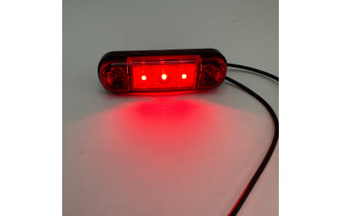 Габаритный фонарь W97.1 709 WAS 12-24v LED Красный
