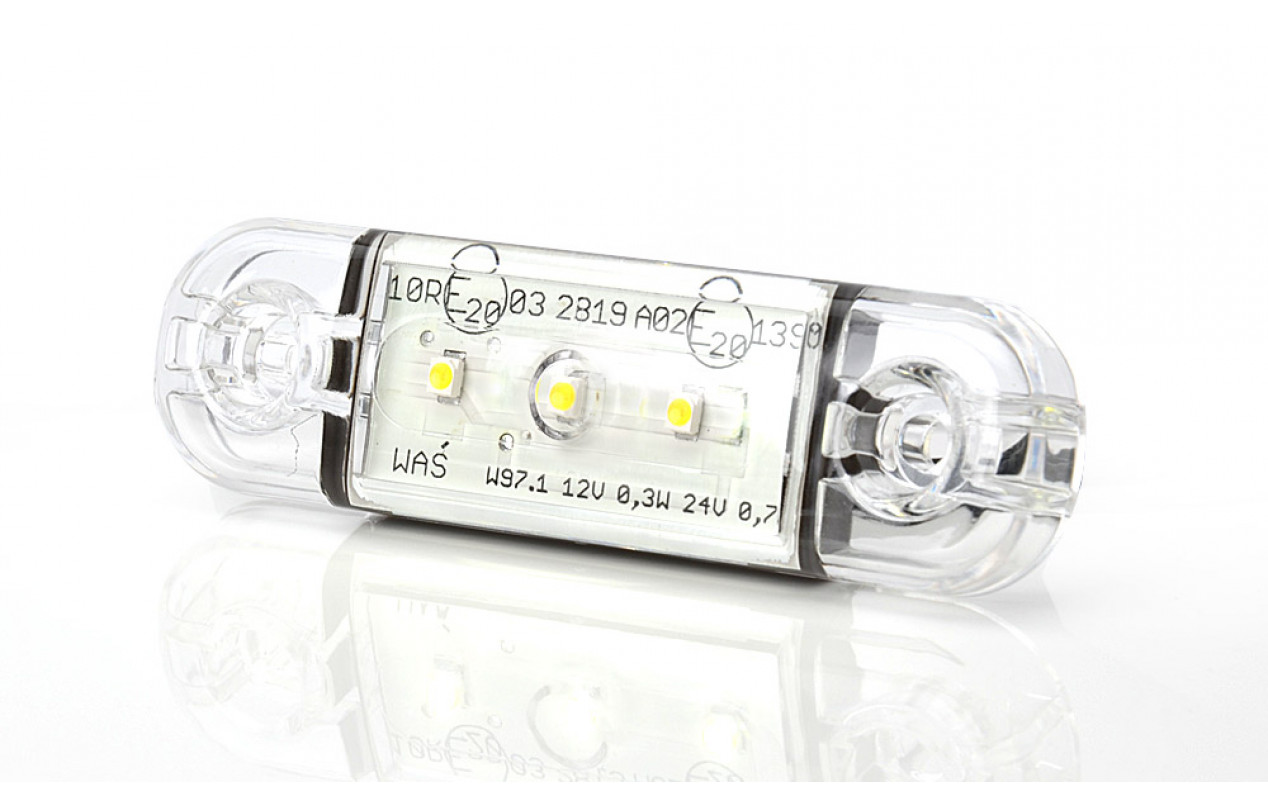 Габаритный фонарь W97.1 710 WAS 12-24v LED Белый