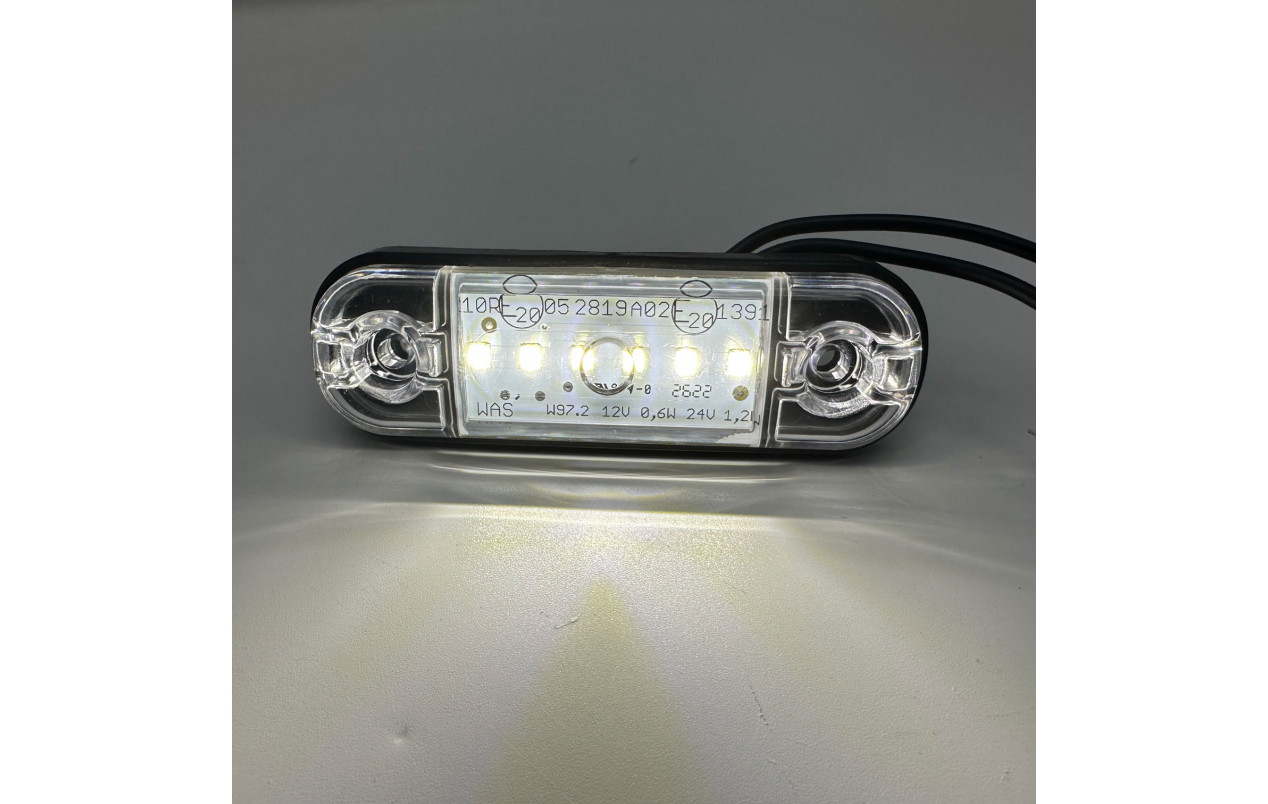 Габаритный фонарь W97.2 713 WAS 12-24v LED Белый