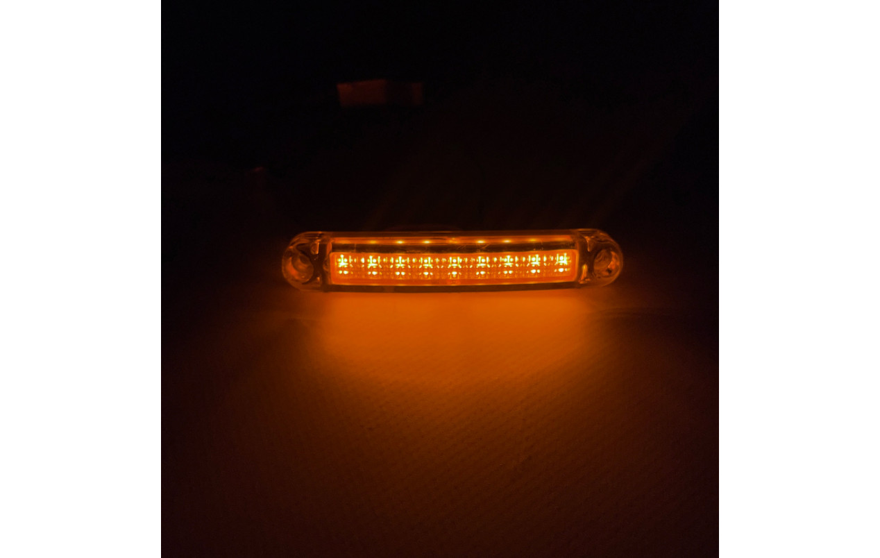 Габаритный фонарь Желтый 12-24v 9LED BAD