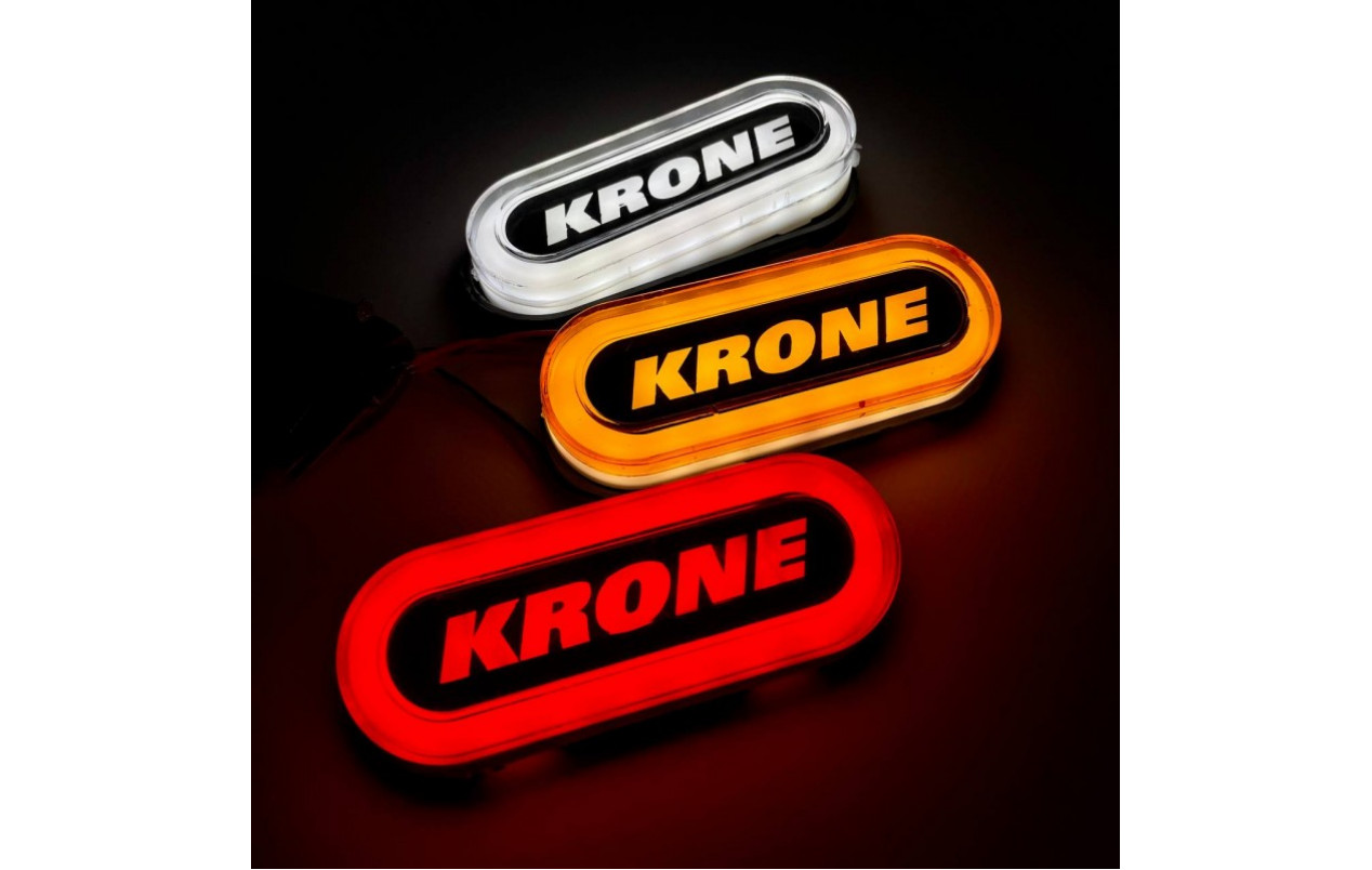 Габаритный фонарь белый KRONE Неон 24v LED