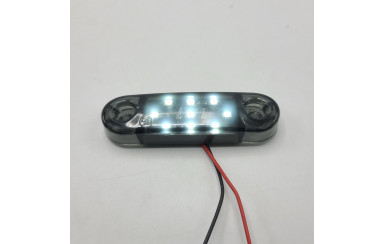 Габаритний ліхтар білий SMOKE 12-24v 9LED