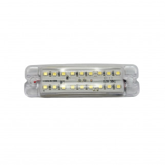 Габаритный фонарь двухрядный Белый 12-24v 18LED TH