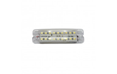 Габаритный фонарь двухрядный Белый 12-24v 18LED TH