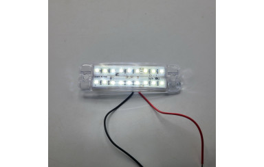 Габаритный фонарь двухрядный Белый 12-24v 18LED TH