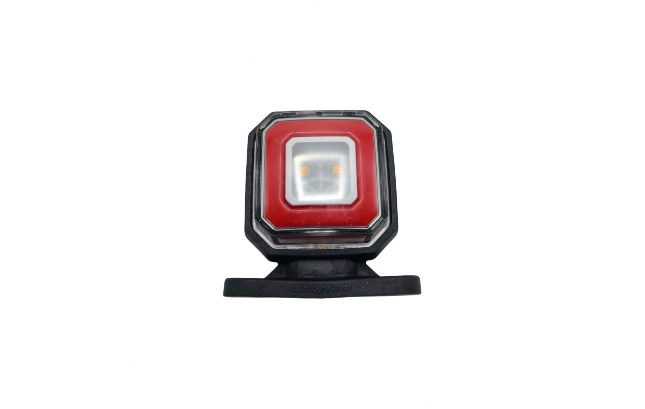 Габаритный фонарь квадратный 12-24v Красно-желтый LED