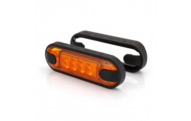 Габаритный фонарь "Slim" 4LED 12-24v Желтый LD3211