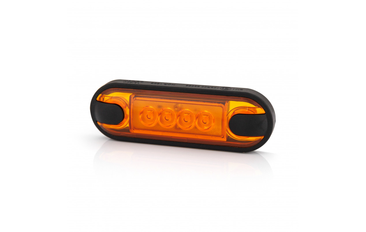 Габаритный фонарь "Slim" 4LED 12-24v Желтый LD3211