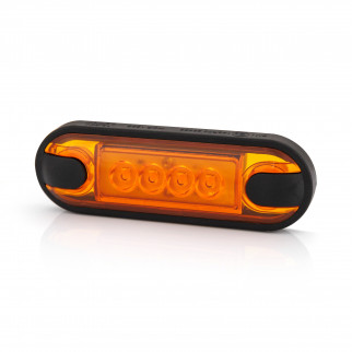 Габаритный фонарь "Slim" 4LED 12-24v Желтый LD3211