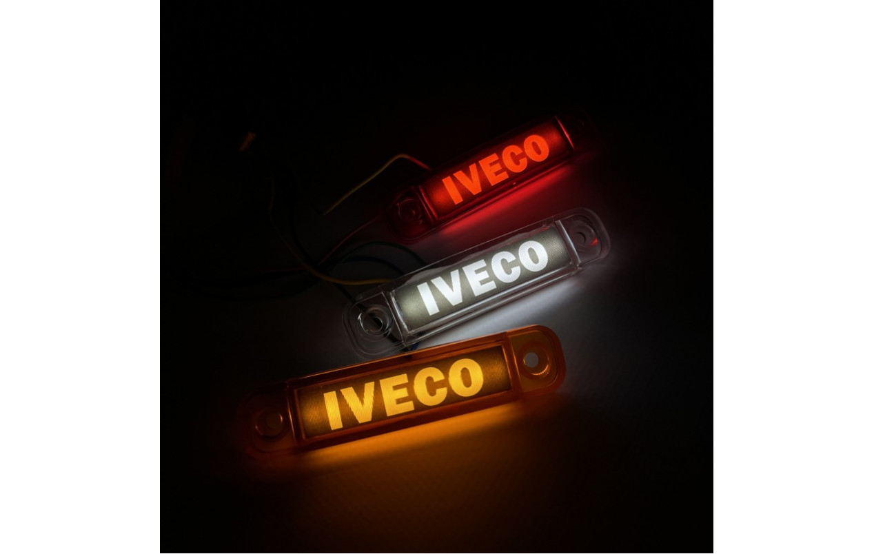Габаритный фонарь с логотипом IVECO 24v Желтый