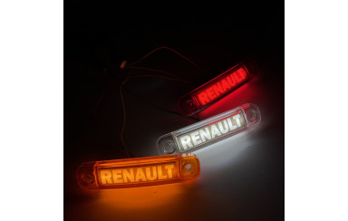 Габаритный фонарь с логотипом Renault 24v Желтый