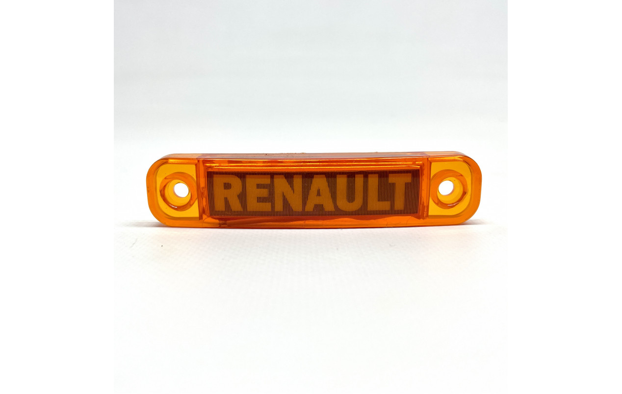 Габаритный фонарь с логотипом Renault 24v Желтый