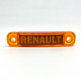 Габаритный фонарь с логотипом Renault 24v Желтый